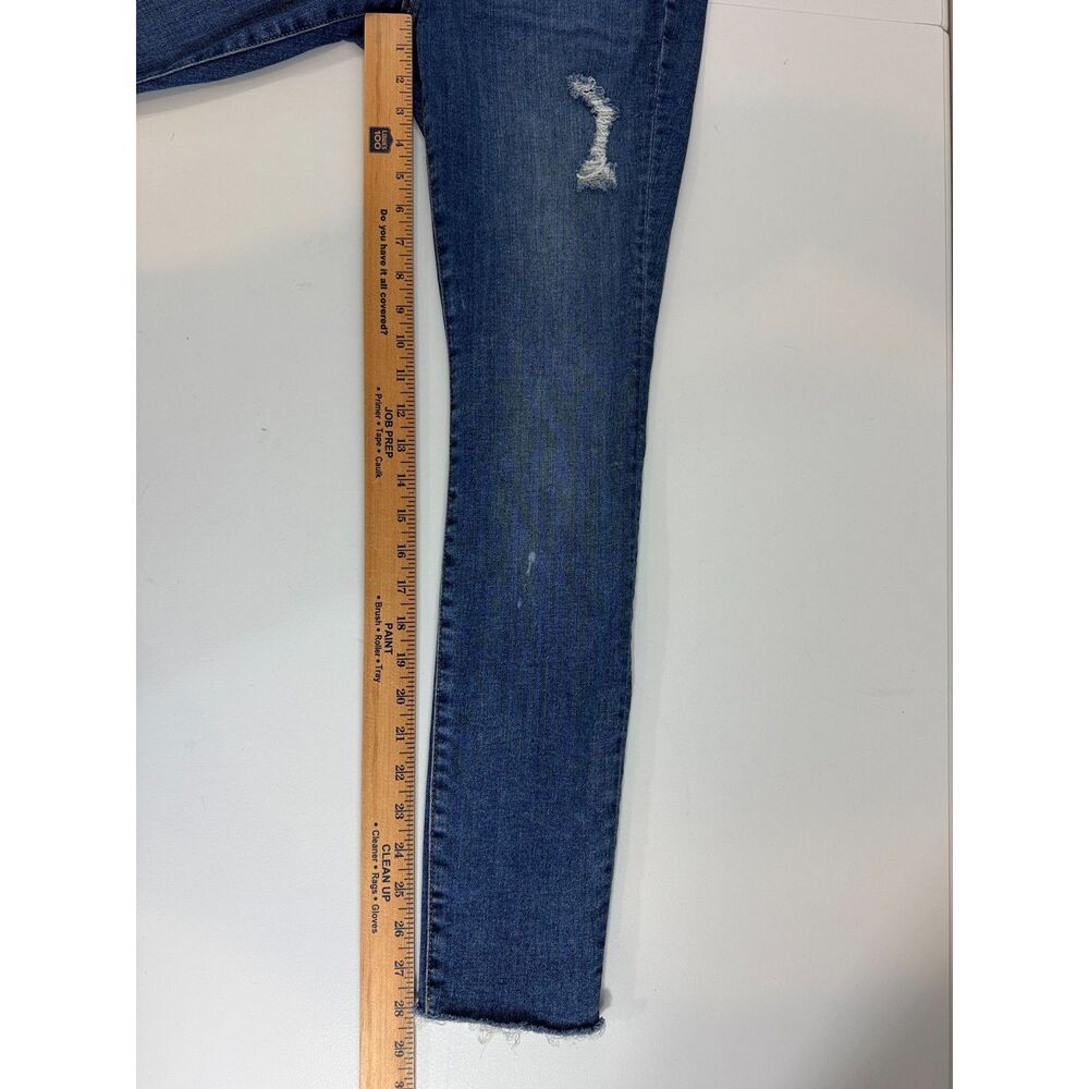 Universal Thread Women's Mid Rise Skinny Jeans Distressed Size 2 / 26 R - Picture 11 of 12